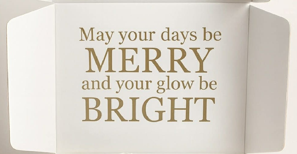 Topper - Customizable Vinyl Message to Inside of Box