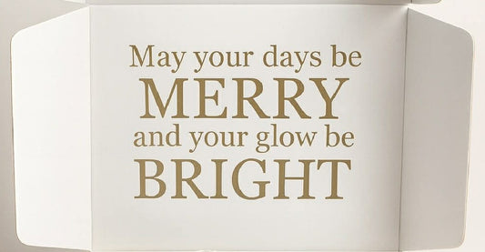 Topper - Customizable Vinyl Message to Inside of Box